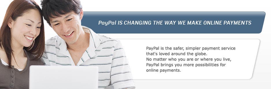 Anyone, anywhere. PayPal - A simple and more secure online payment service, loved across the globe. Increasing your online opportunities.
