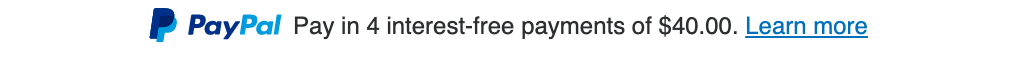 A,Pay,Later,banner,that,states,"Pay,in,4,interest,free,payments,of,$25."