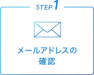 STEP 1 メールアドレスの確認