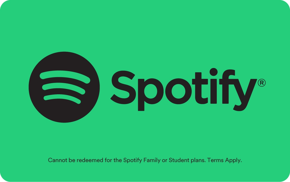 stormloop combineren fenomeen Spotify Gift Card
