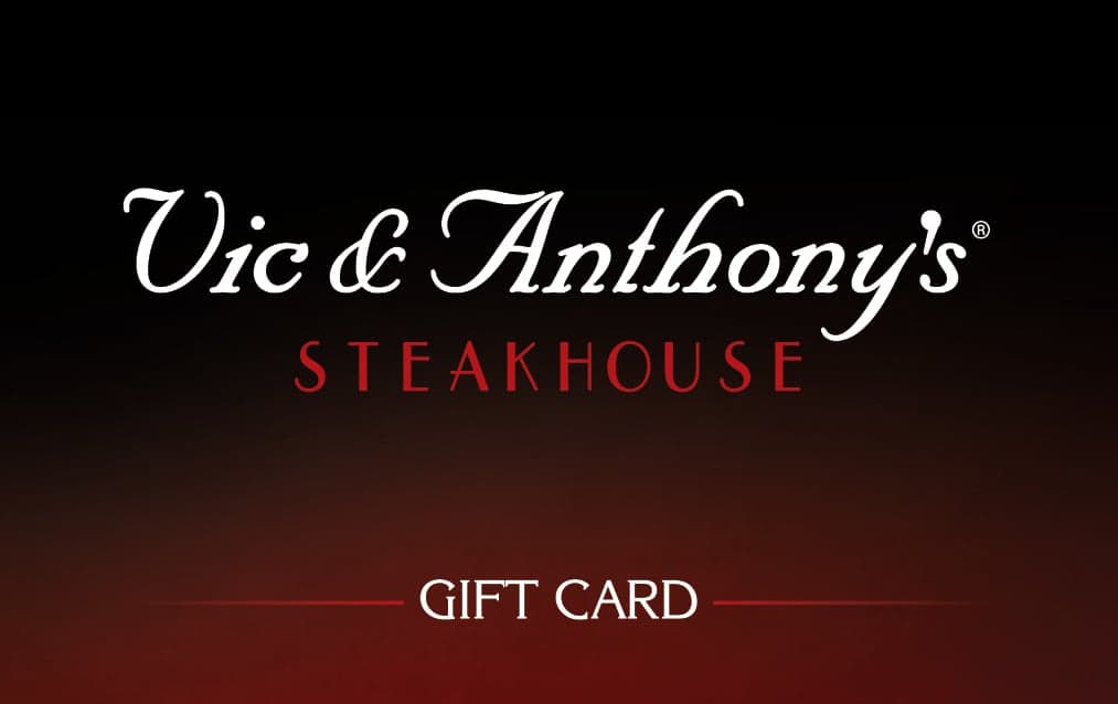 Unwrap Culinary Delight Vic and Anthony's Gift Card PayPal US