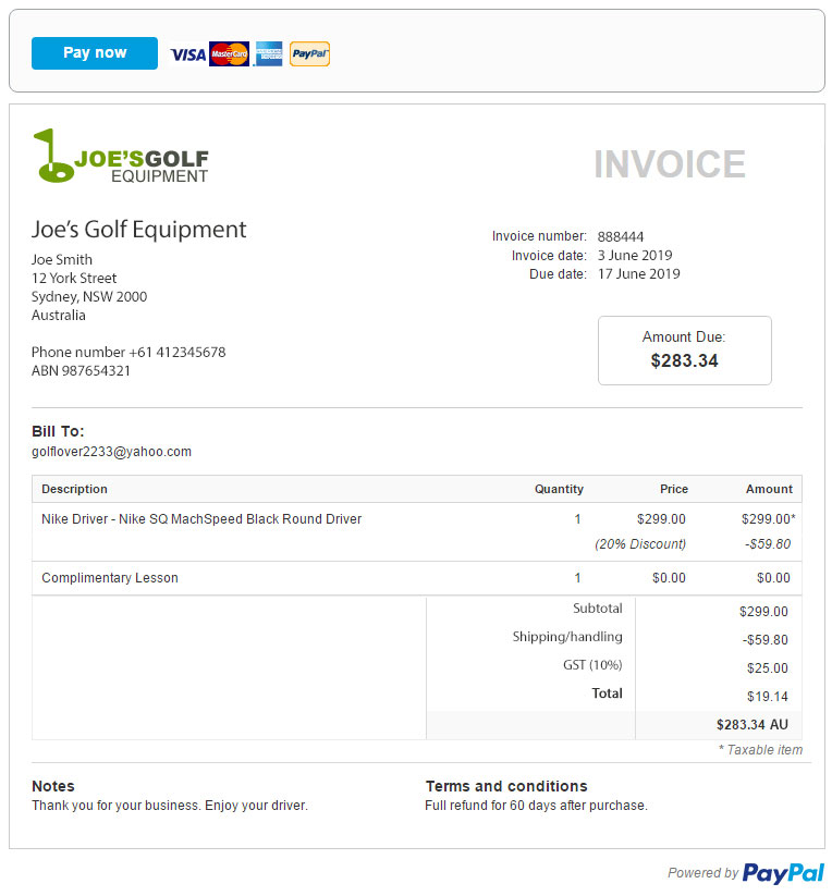 Simplify Your Online Invoices Paypal Australia