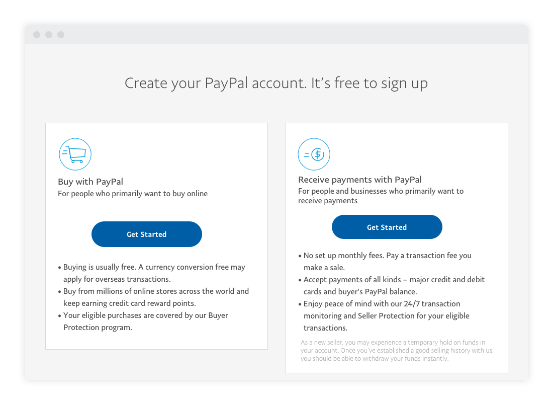 Account free paypal How to