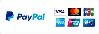 PayPal｜VISA, Mastercard, JCB, American Express, Union Pay, Bank