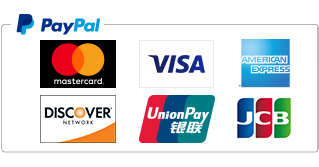 ペイパル｜Mastercard, VISA, American Express, Discover, UnionPay, JCB
