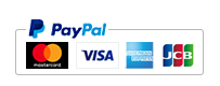 PayPal:MasterCard/VISA/Amex/JCB