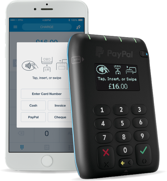 Paypal here card reader uk