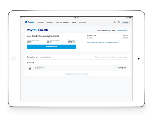 How to Apply  What Is PayPal Credit FAQ  PayPal UK