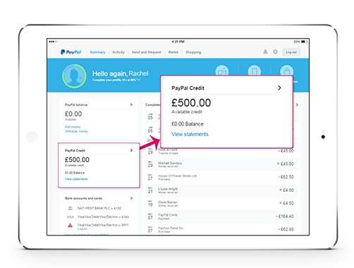 How to Apply  What Is PayPal Credit FAQ  PayPal UK