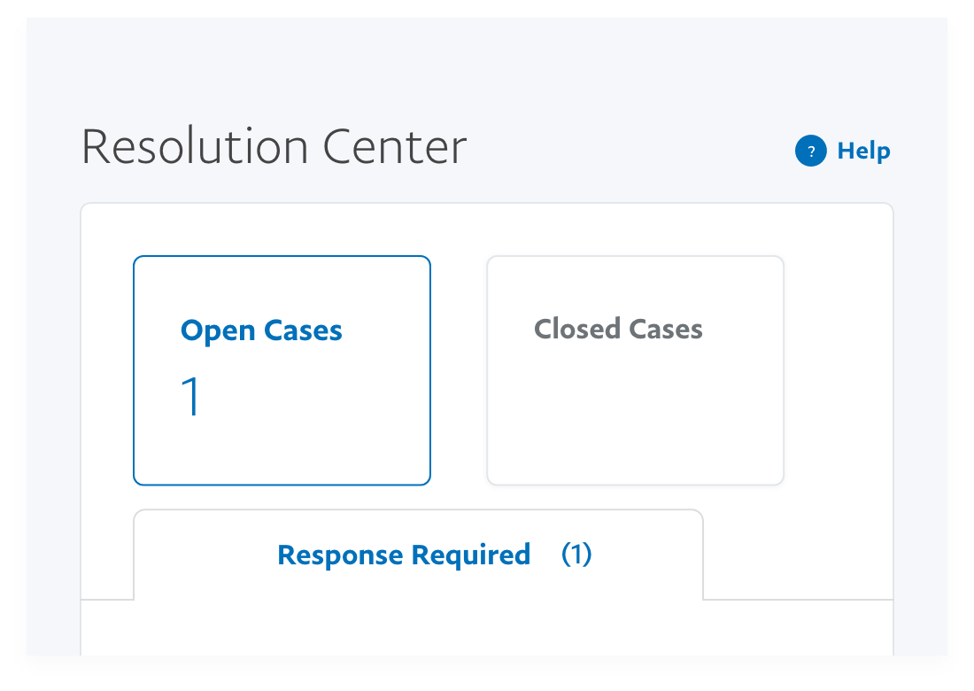 PayPal Resolution Center image