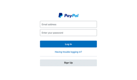 paypal donations donor login enters logs credit card into information nonprofit accept