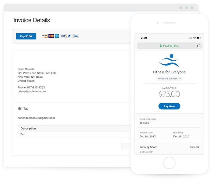 Create & Send an Online Invoice for Free PayPal US