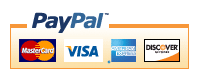 paypal, mastercard, visa, american express, discover