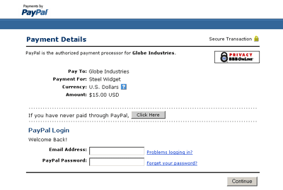 how to receive payment paypal ebay