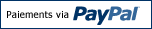 Vos achats en ligne sont effectués et sécurisés via PayPal Europe Limited.