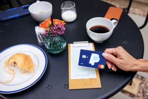 Customer using PayPal card at checkout