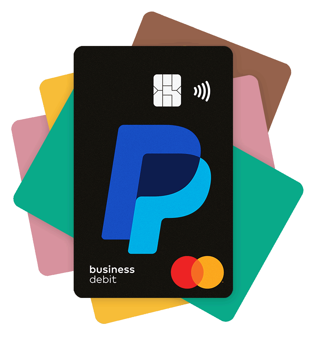 A PayPal business debit card.