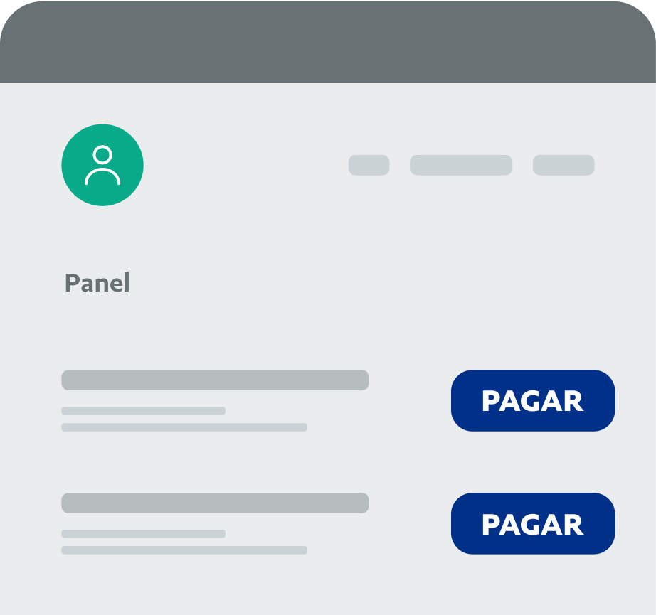  El tablero de PayPal utilizado para realizar pagos rápidos y sencillos