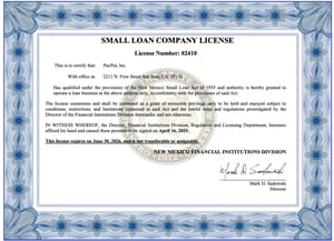 Mexico Small Loan License
