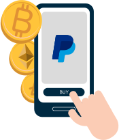 Crypto-Geldborsen mit PayPal