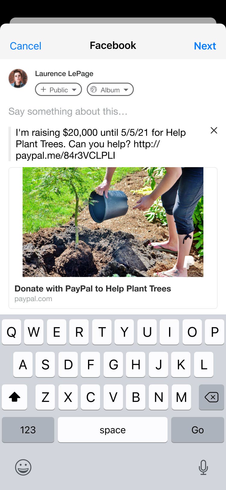 Giving Step 4 - To be decided