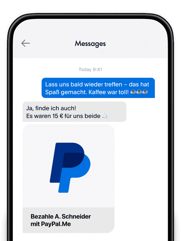 PayPal.Me Mit Link Bezahlen PayPal DE