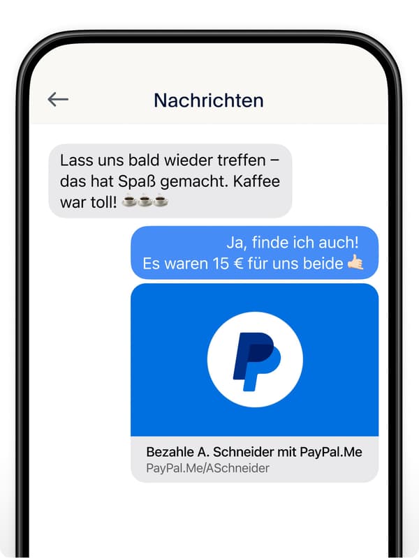 PayPal.Me Mit Link Bezahlen PayPal DE