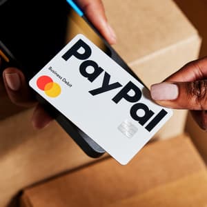 Image d'une PayPal Business Debit Card