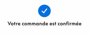 Votre commande est confirmée 