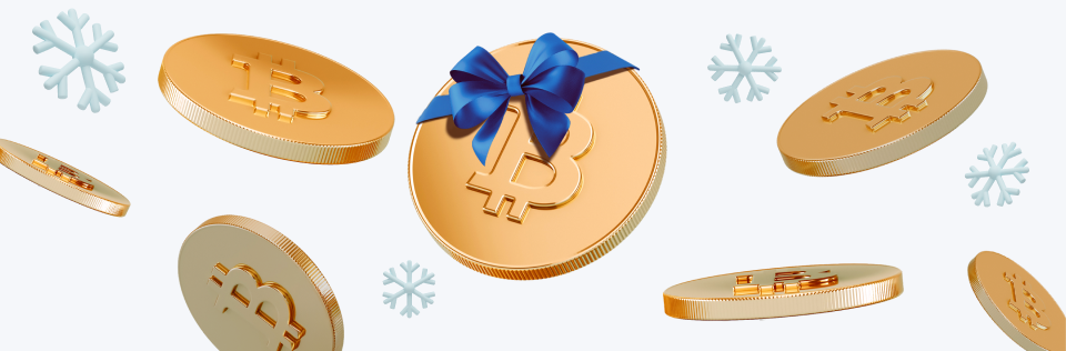 Falling snowflakes and Bitcoin