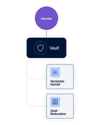 Vault-Ablauf mit verschiedenen verfügbaren Pfaden