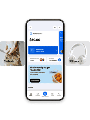 Cash back options for different furnishings