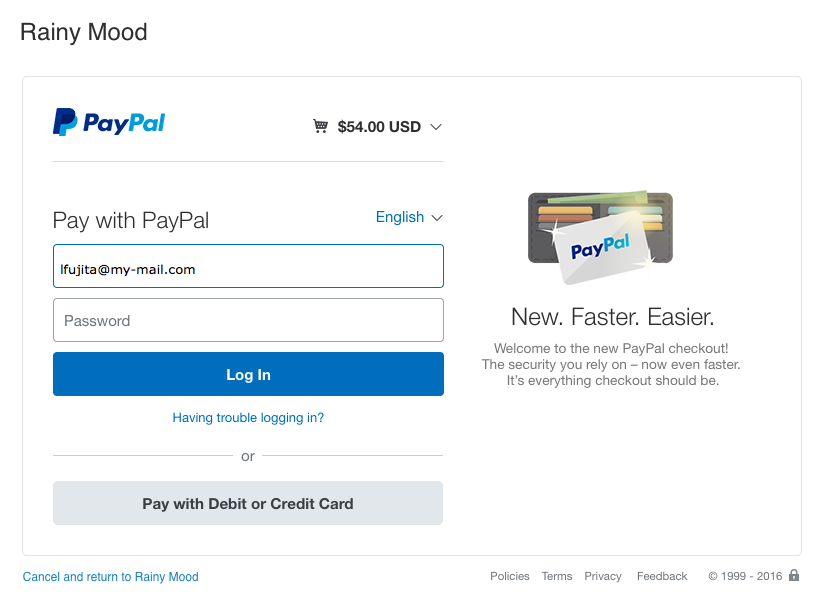 Buy Now checkout experience