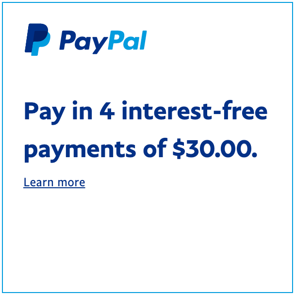 US Pay Later messaging flex 1x1 white