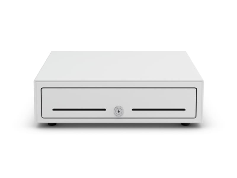 White cash drawer