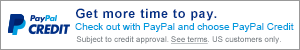 Get more time to pay. Check out with PayPal and choose PayPal Credit.