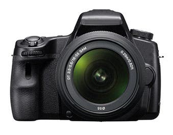 Câmera preta - SLR