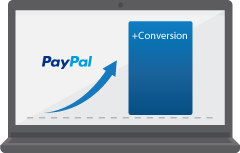 Ein Laptop mit einem Diagramm, das erh√∂hte Conversions darstellt.