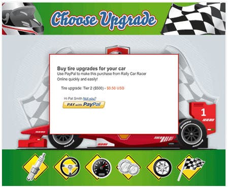 rally car racer choose upgrade