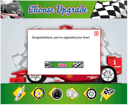 rally car racer payment confirmation