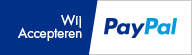 Wij accepteren PayPal